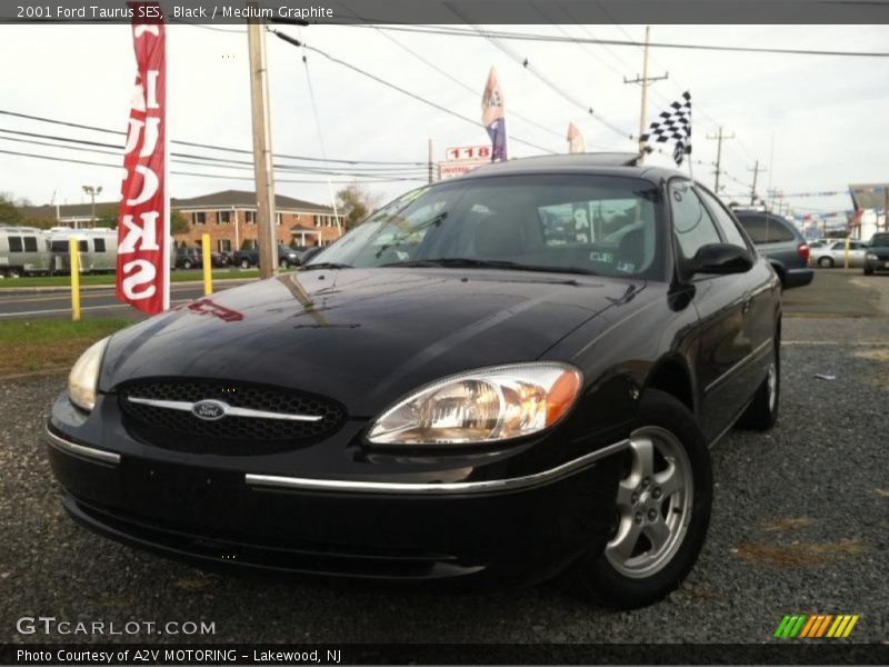 Black / Medium Graphite 2001 Ford Taurus SES