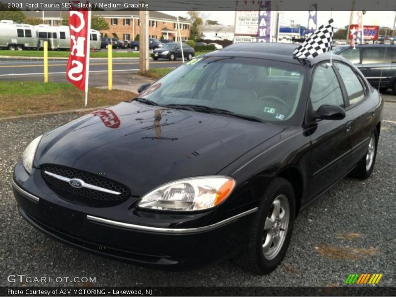 Black / Medium Graphite 2001 Ford Taurus SES