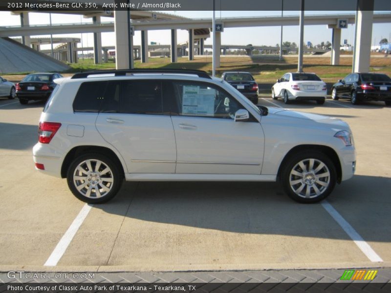 Arctic White / Almond/Black 2012 Mercedes-Benz GLK 350