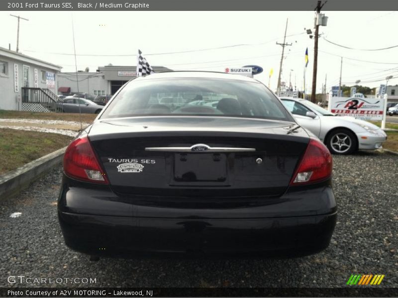 Black / Medium Graphite 2001 Ford Taurus SES