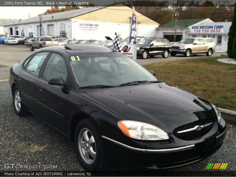 Black / Medium Graphite 2001 Ford Taurus SES