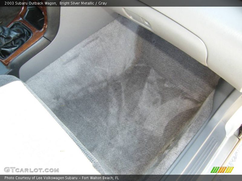 Bright Silver Metallic / Gray 2003 Subaru Outback Wagon