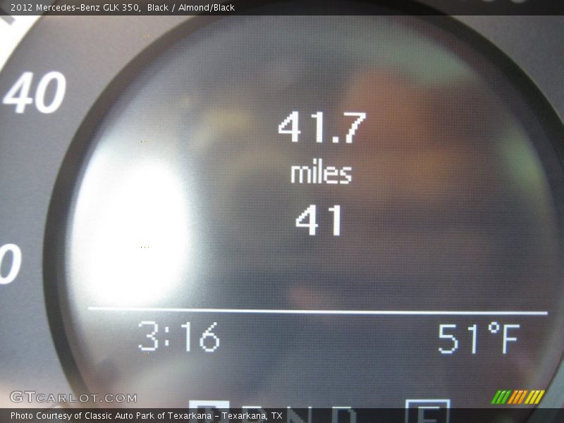 Black / Almond/Black 2012 Mercedes-Benz GLK 350