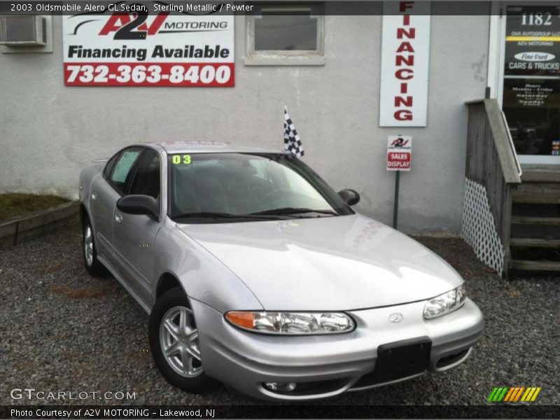 Sterling Metallic / Pewter 2003 Oldsmobile Alero GL Sedan