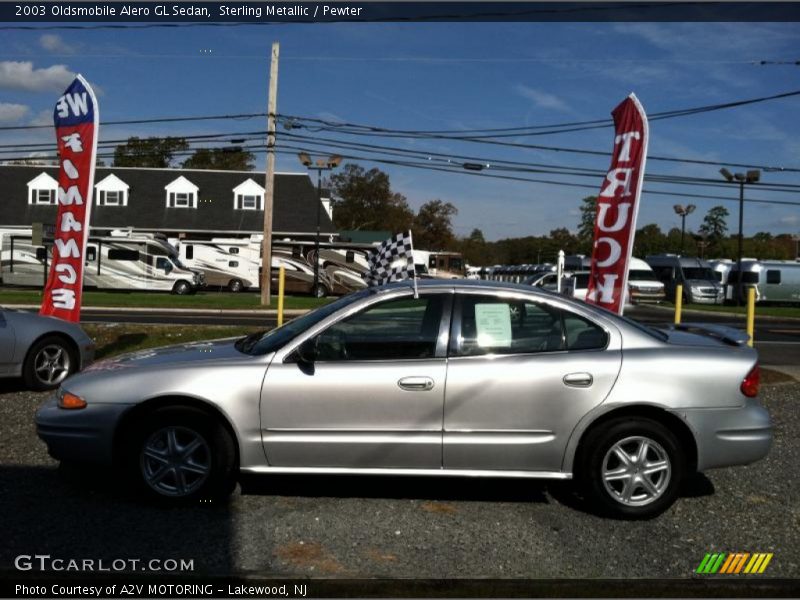 Sterling Metallic / Pewter 2003 Oldsmobile Alero GL Sedan
