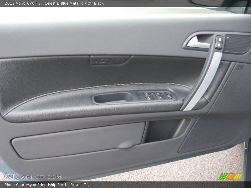 Celestial Blue Metallic / Off Black 2012 Volvo C70 T5