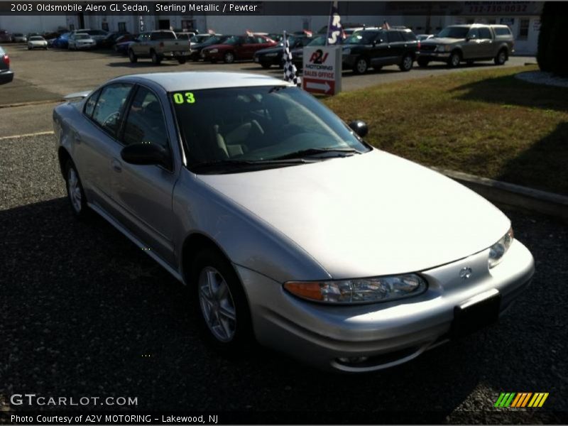 Sterling Metallic / Pewter 2003 Oldsmobile Alero GL Sedan