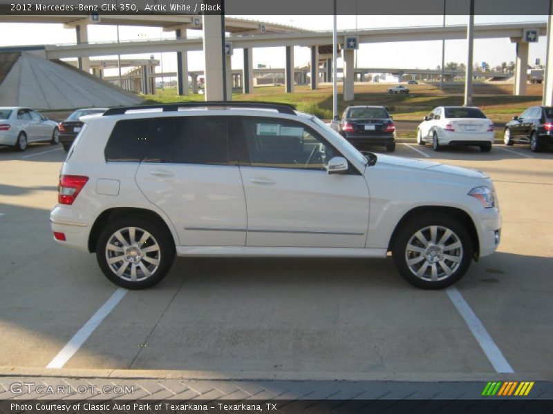 Arctic White / Black 2012 Mercedes-Benz GLK 350