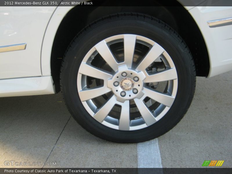 Arctic White / Black 2012 Mercedes-Benz GLK 350