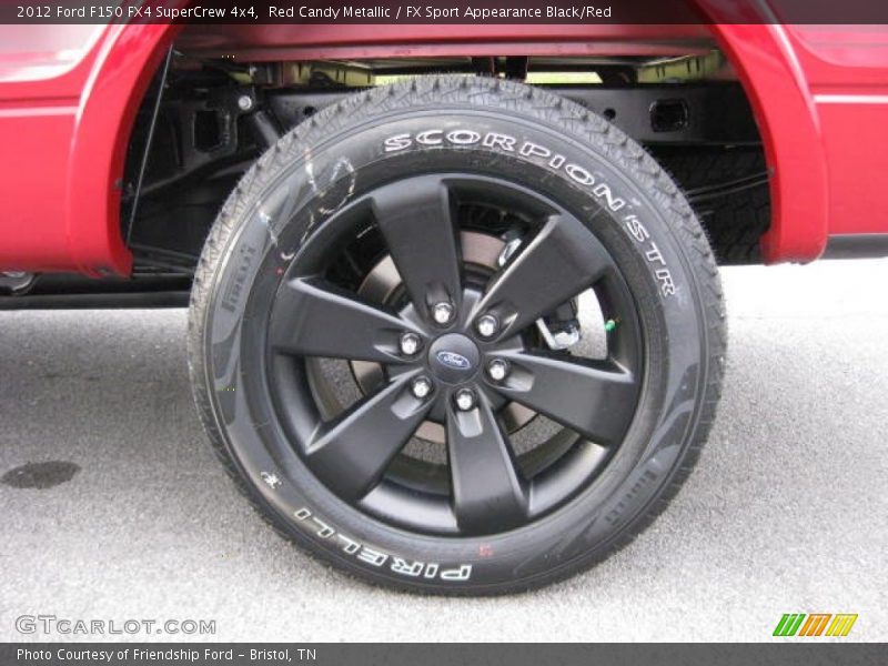 FX4 20" 6 Spoke Alloys with Unique Paint - 2012 Ford F150 FX4 SuperCrew 4x4