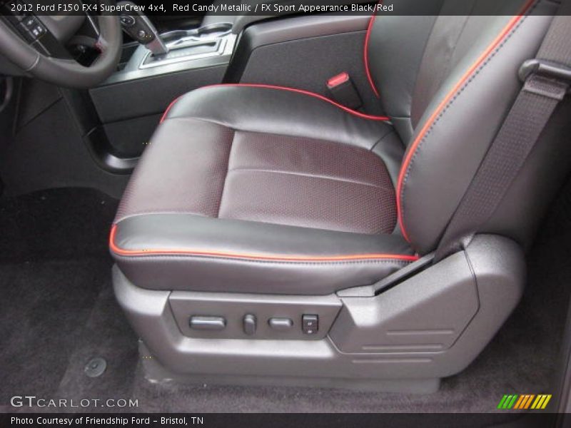 FX Appearance Package, drivers seat - 2012 Ford F150 FX4 SuperCrew 4x4