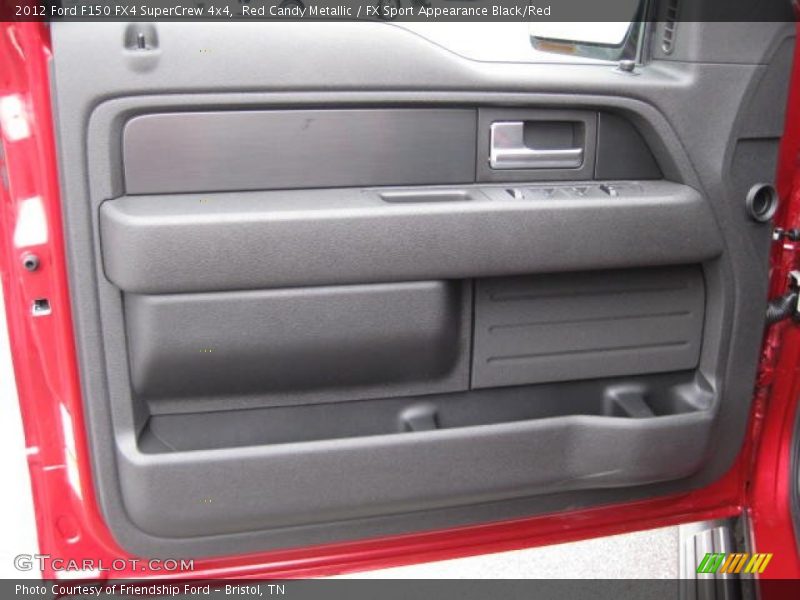 Red Candy Metallic / FX Sport Appearance Black/Red 2012 Ford F150 FX4 SuperCrew 4x4
