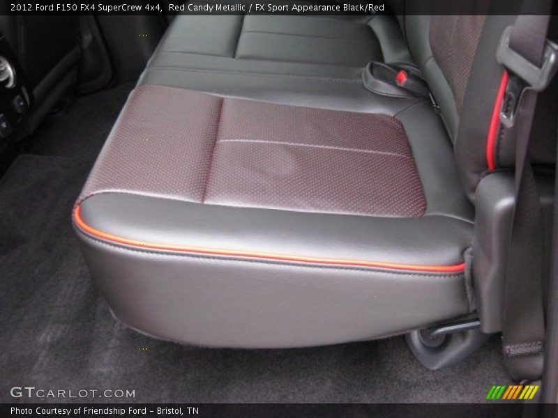FX Appearance Package, back seat - 2012 Ford F150 FX4 SuperCrew 4x4