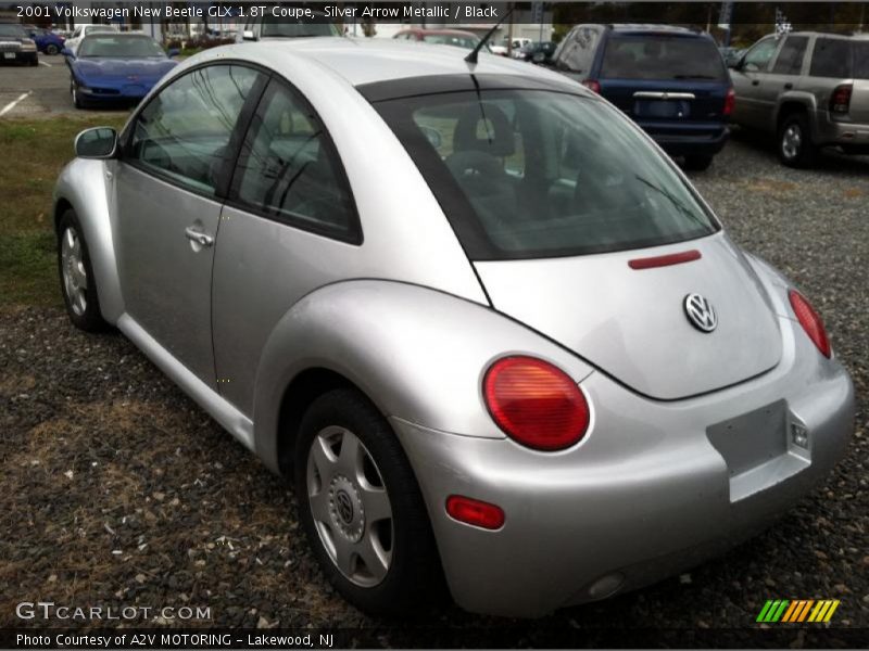 Silver Arrow Metallic / Black 2001 Volkswagen New Beetle GLX 1.8T Coupe