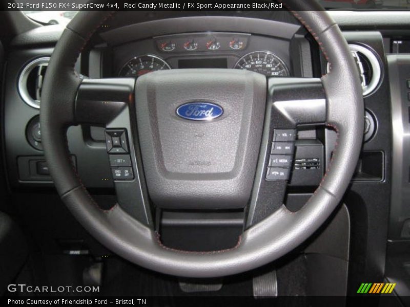 Red Candy Metallic / FX Sport Appearance Black/Red 2012 Ford F150 FX4 SuperCrew 4x4