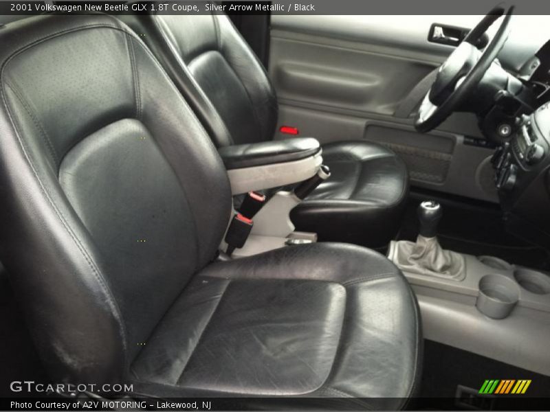 Silver Arrow Metallic / Black 2001 Volkswagen New Beetle GLX 1.8T Coupe
