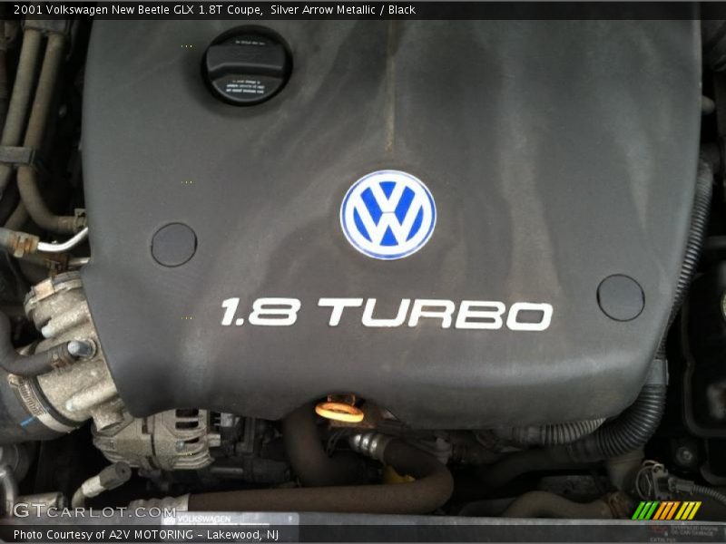 Silver Arrow Metallic / Black 2001 Volkswagen New Beetle GLX 1.8T Coupe