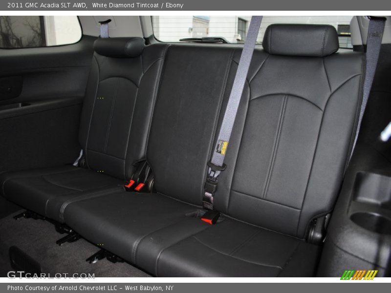 White Diamond Tintcoat / Ebony 2011 GMC Acadia SLT AWD