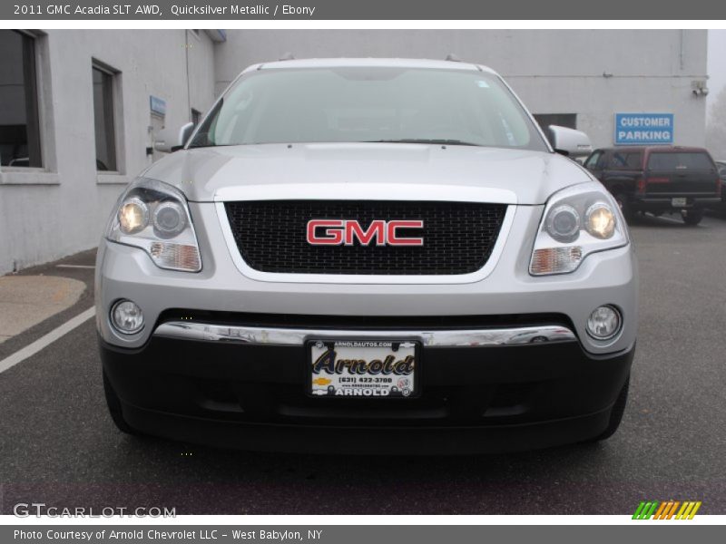 Quicksilver Metallic / Ebony 2011 GMC Acadia SLT AWD