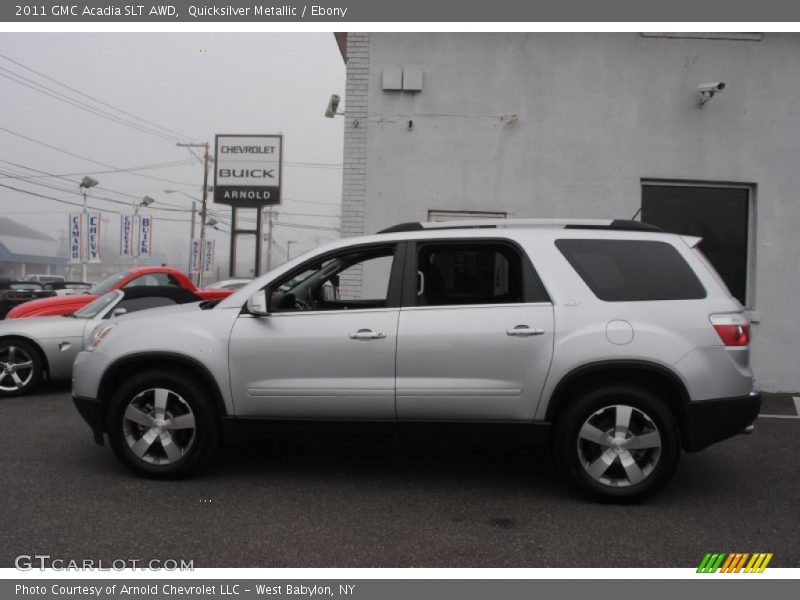 Quicksilver Metallic / Ebony 2011 GMC Acadia SLT AWD