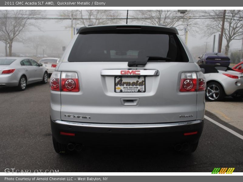 Quicksilver Metallic / Ebony 2011 GMC Acadia SLT AWD