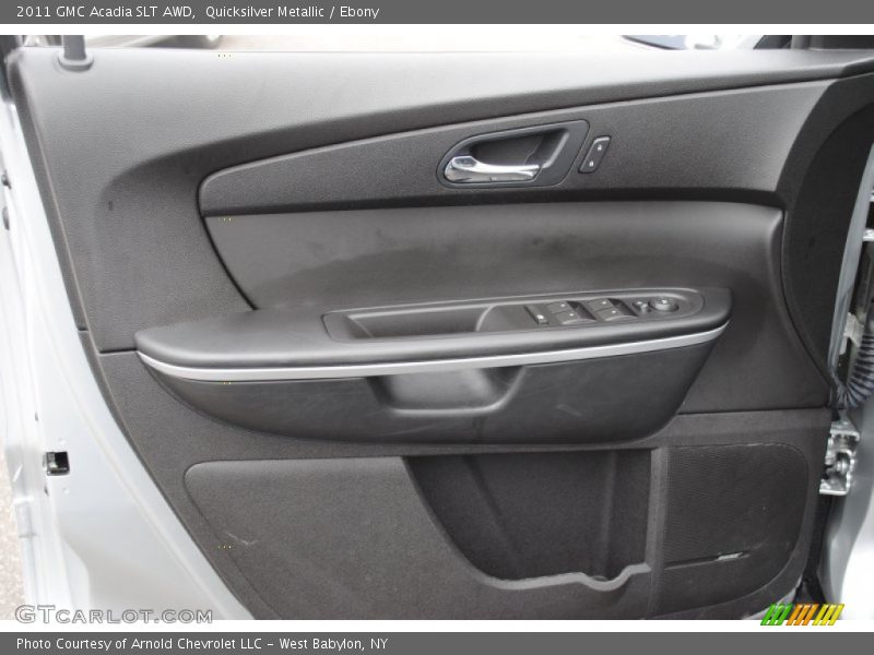 Quicksilver Metallic / Ebony 2011 GMC Acadia SLT AWD