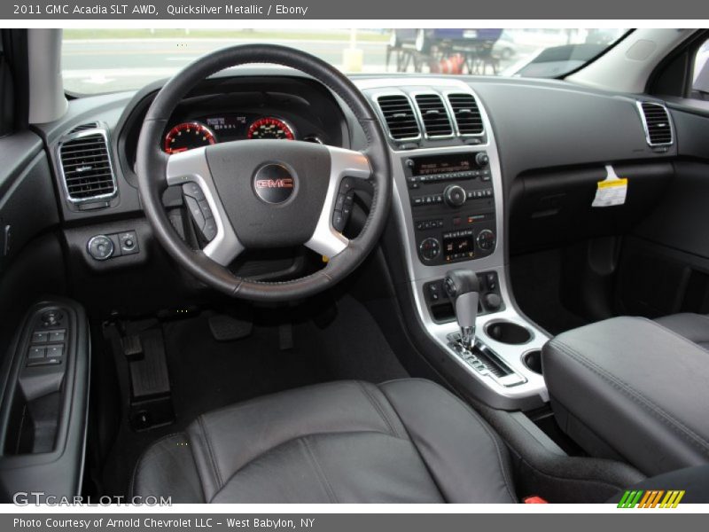 Quicksilver Metallic / Ebony 2011 GMC Acadia SLT AWD