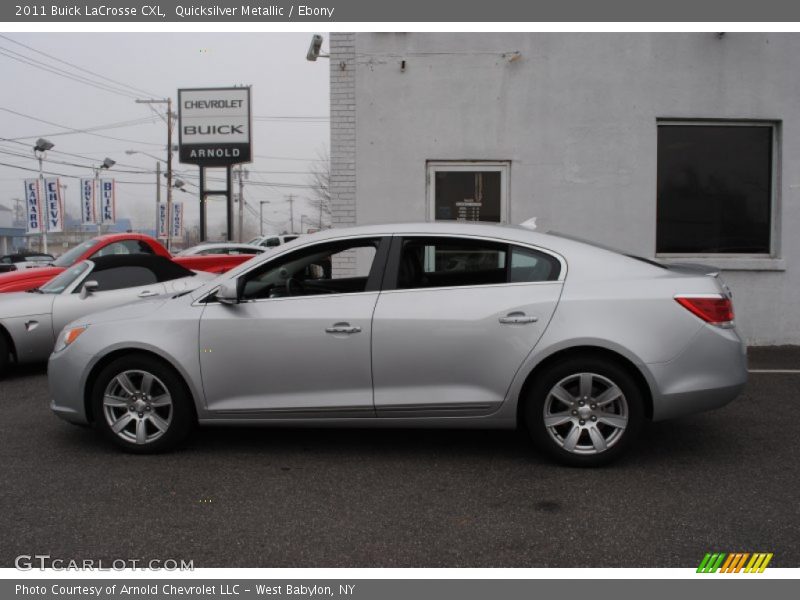 Quicksilver Metallic / Ebony 2011 Buick LaCrosse CXL