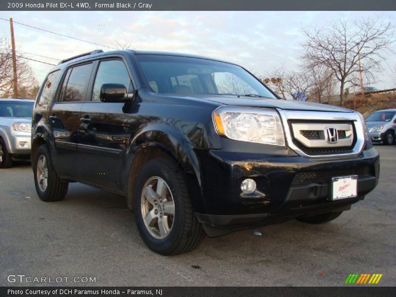 Formal Black / Gray 2009 Honda Pilot EX-L 4WD