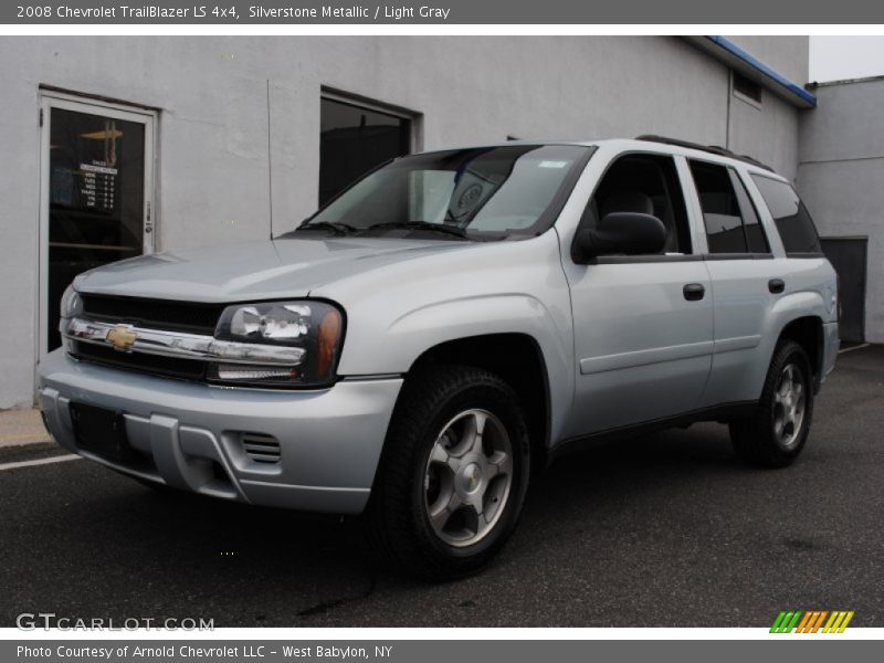 Silverstone Metallic / Light Gray 2008 Chevrolet TrailBlazer LS 4x4