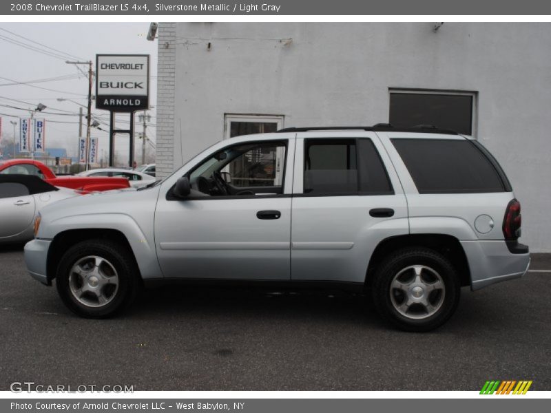 Silverstone Metallic / Light Gray 2008 Chevrolet TrailBlazer LS 4x4