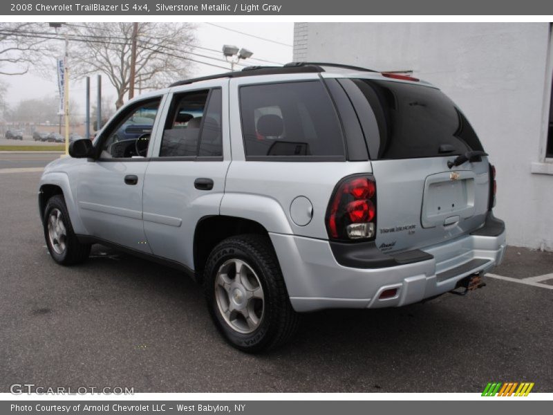 Silverstone Metallic / Light Gray 2008 Chevrolet TrailBlazer LS 4x4