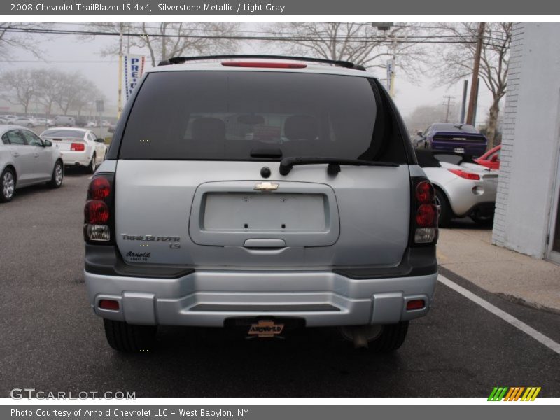 Silverstone Metallic / Light Gray 2008 Chevrolet TrailBlazer LS 4x4