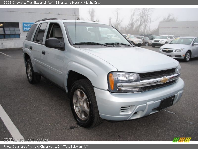 Silverstone Metallic / Light Gray 2008 Chevrolet TrailBlazer LS 4x4