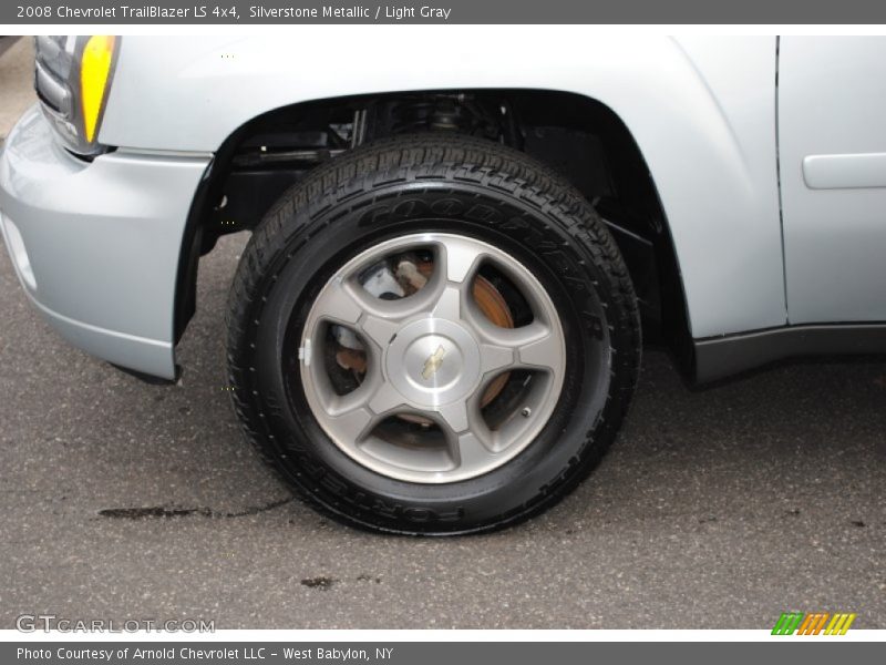 Silverstone Metallic / Light Gray 2008 Chevrolet TrailBlazer LS 4x4