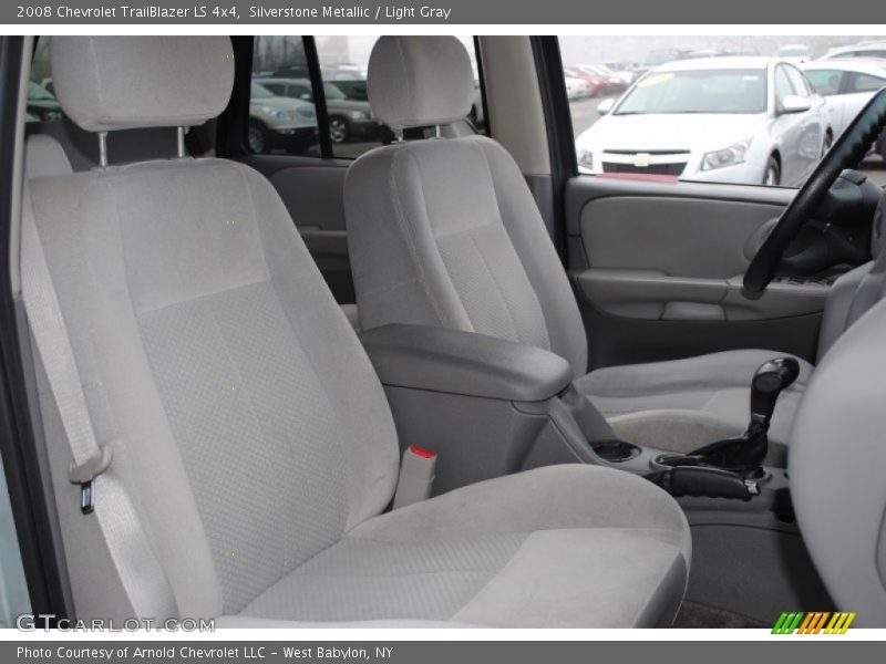 Silverstone Metallic / Light Gray 2008 Chevrolet TrailBlazer LS 4x4
