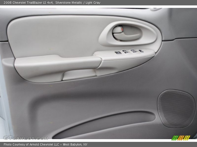 Silverstone Metallic / Light Gray 2008 Chevrolet TrailBlazer LS 4x4