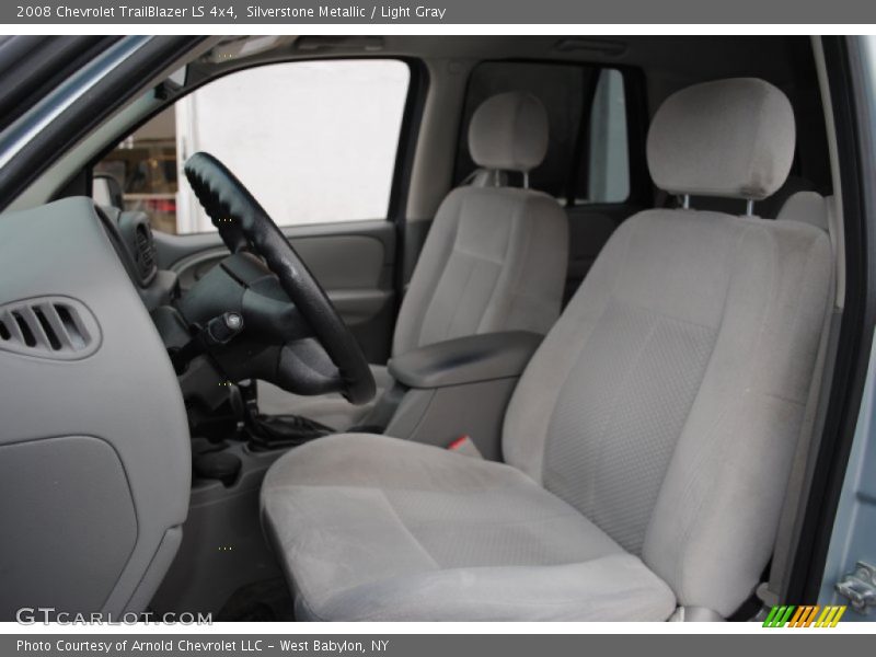 Silverstone Metallic / Light Gray 2008 Chevrolet TrailBlazer LS 4x4