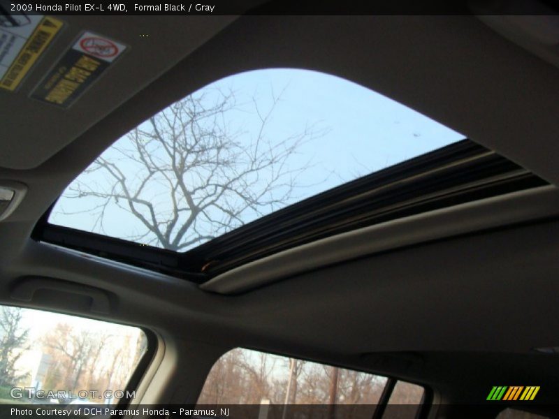 Formal Black / Gray 2009 Honda Pilot EX-L 4WD