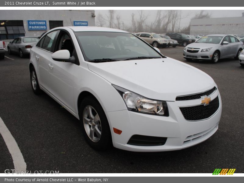 Summit White / Jet Black 2011 Chevrolet Cruze LT