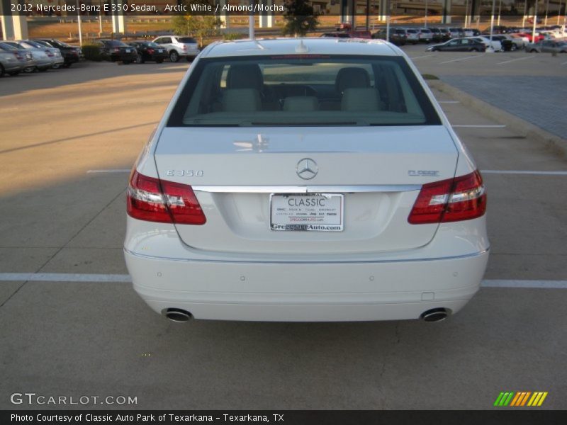 Arctic White / Almond/Mocha 2012 Mercedes-Benz E 350 Sedan