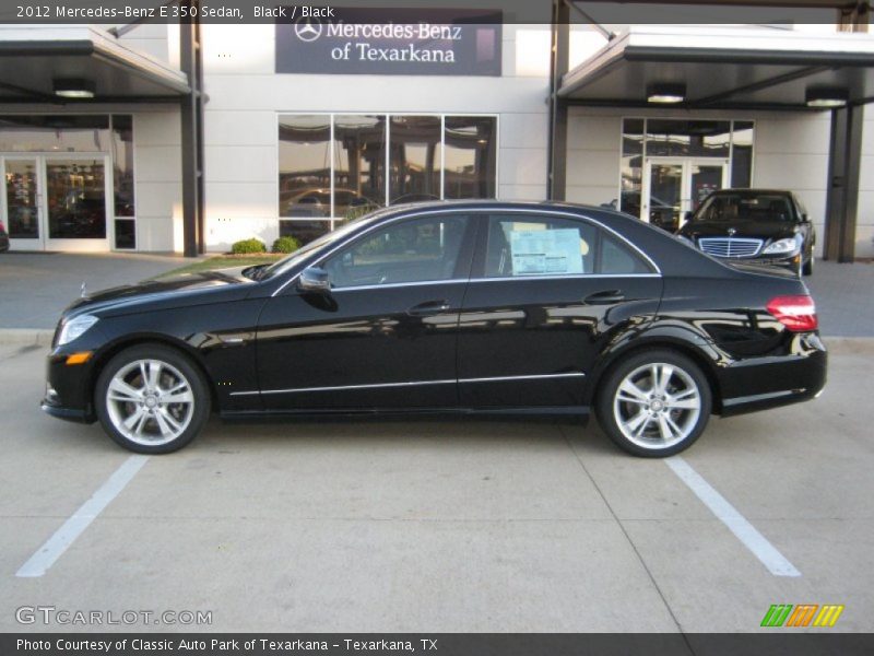 Black / Black 2012 Mercedes-Benz E 350 Sedan