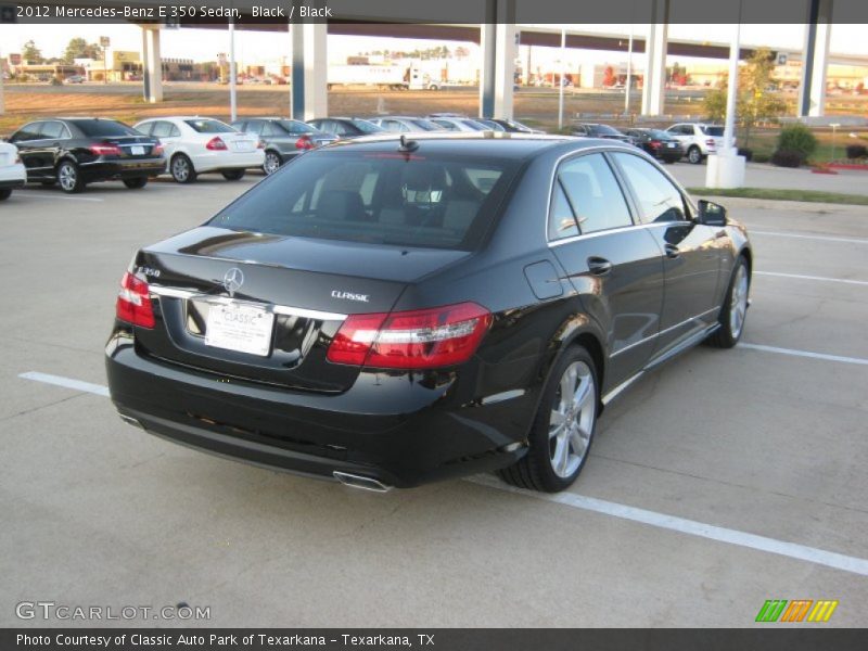 Black / Black 2012 Mercedes-Benz E 350 Sedan