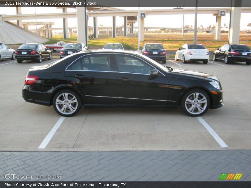 Black / Black 2012 Mercedes-Benz E 350 Sedan