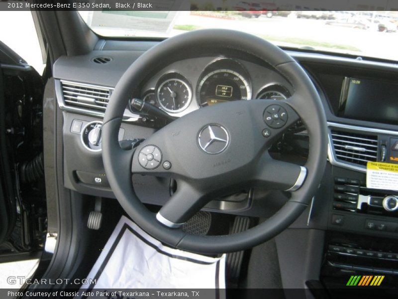 Black / Black 2012 Mercedes-Benz E 350 Sedan