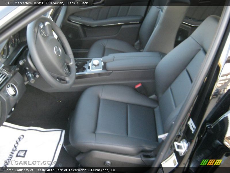 Black / Black 2012 Mercedes-Benz E 350 Sedan