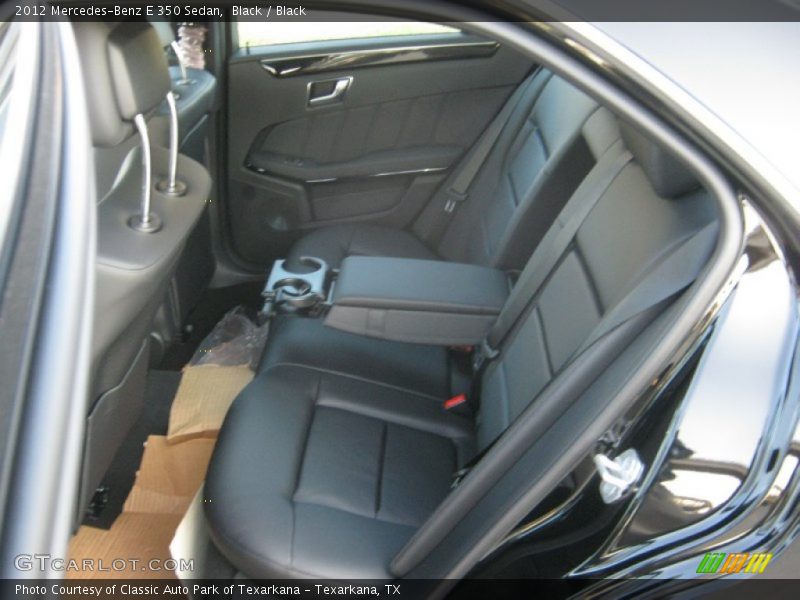 Black / Black 2012 Mercedes-Benz E 350 Sedan