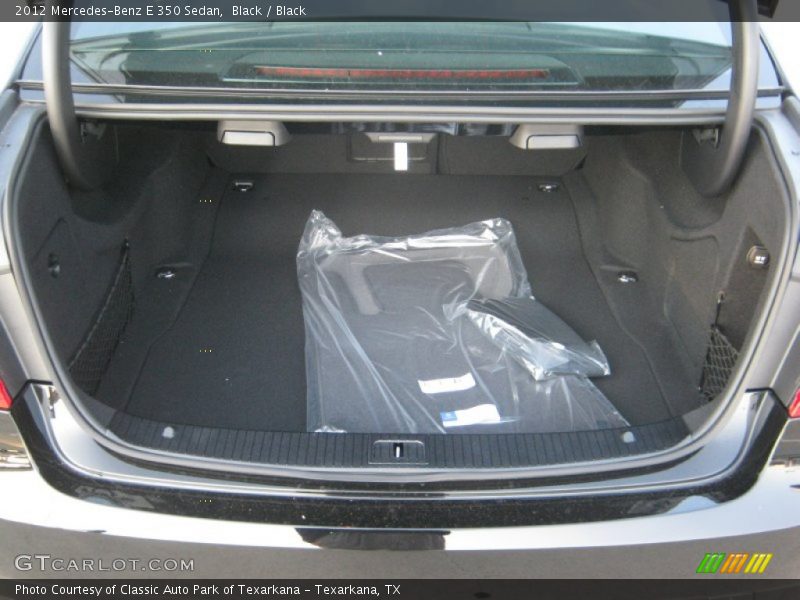 Black / Black 2012 Mercedes-Benz E 350 Sedan