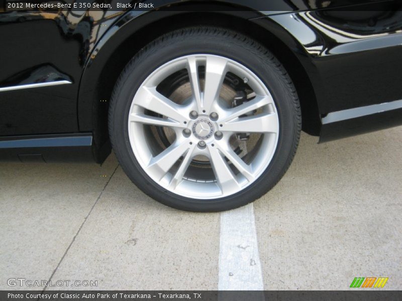 Black / Black 2012 Mercedes-Benz E 350 Sedan
