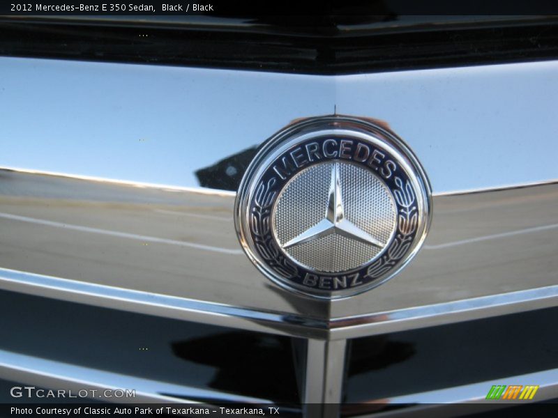 Black / Black 2012 Mercedes-Benz E 350 Sedan